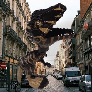 DINO WORLD GRABBER PICKS STUFF UP JA-RU DINOSAUR #1727 KIDS TOY‎ AGE 4+ PUSH ARM